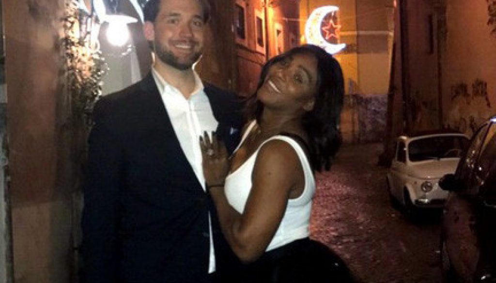 Serena Williams shows off engagement ring on Reddit, naturally