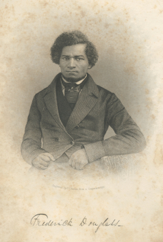 Plate 9 (cat. #9). John Chester Buttre (1821–1893), c 1855. Engraving from a lost daguerreotype, published as the frontispiece to Douglass’s My Bondage and My Freedom (1855), Author’s collection